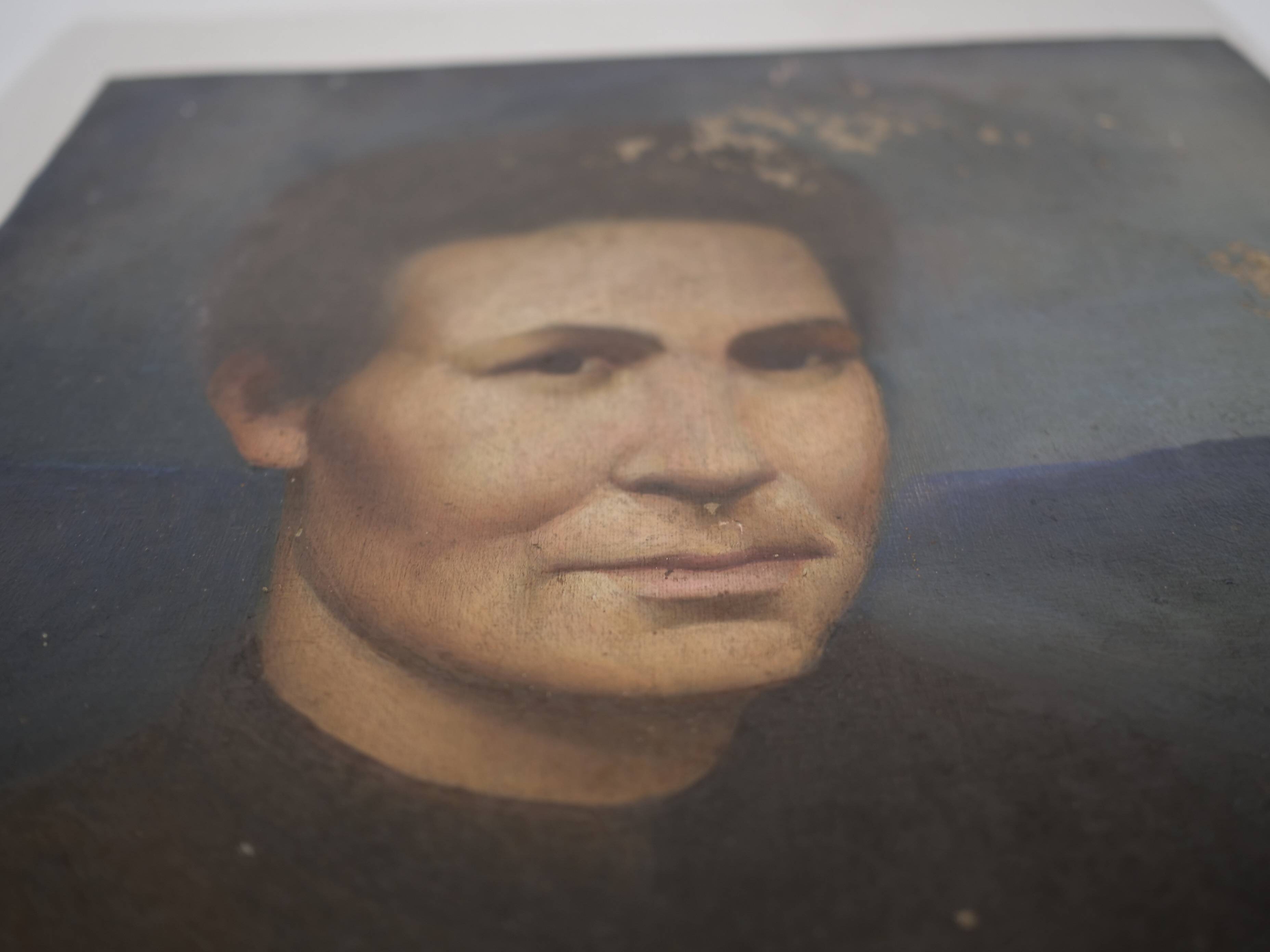 Portrait Oil on canvas Modern spirit signed Magisson 1930