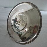 Silver metal cake display