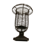 Wrought iron candle holder