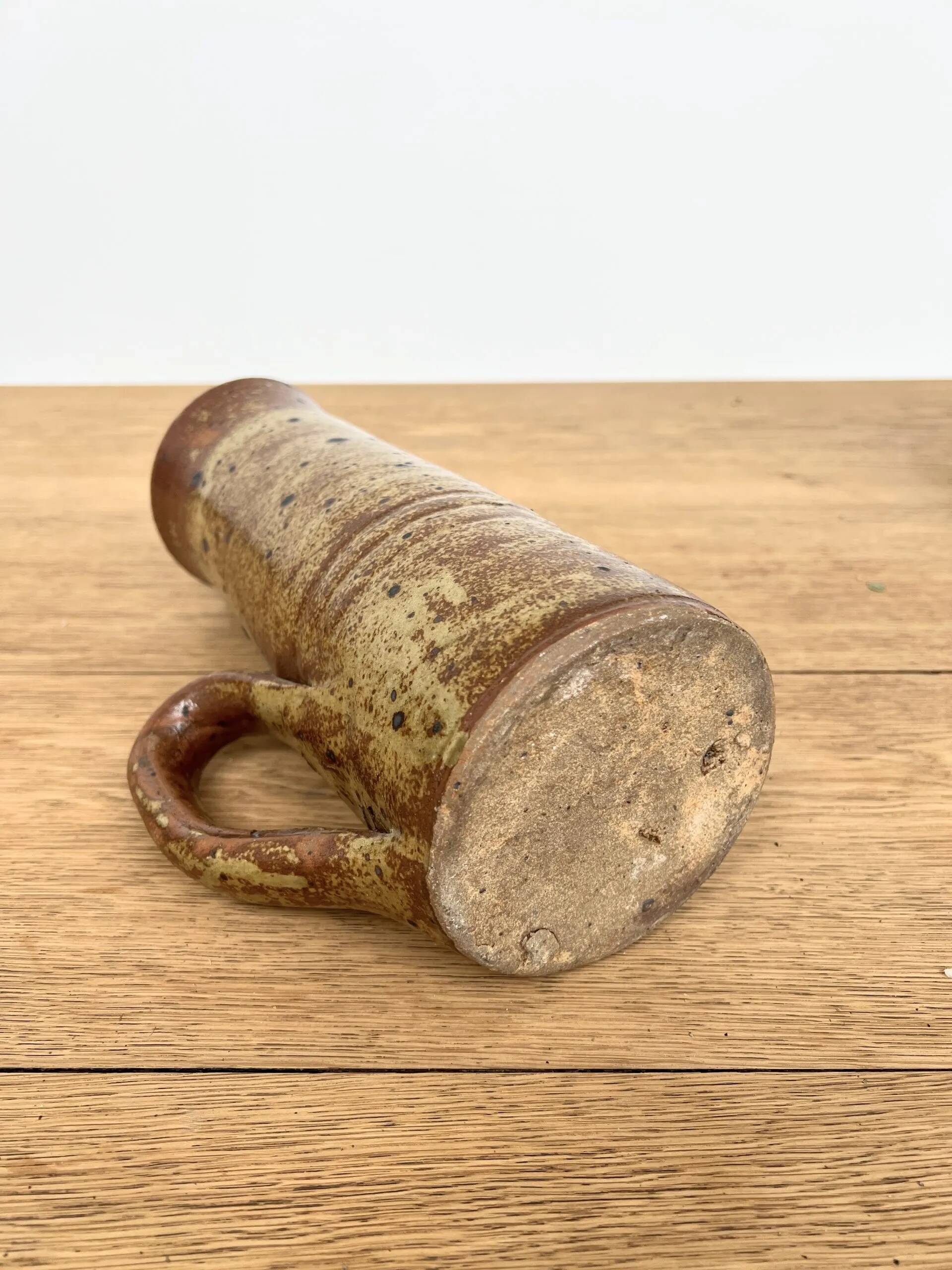 Pichet en grès années 50