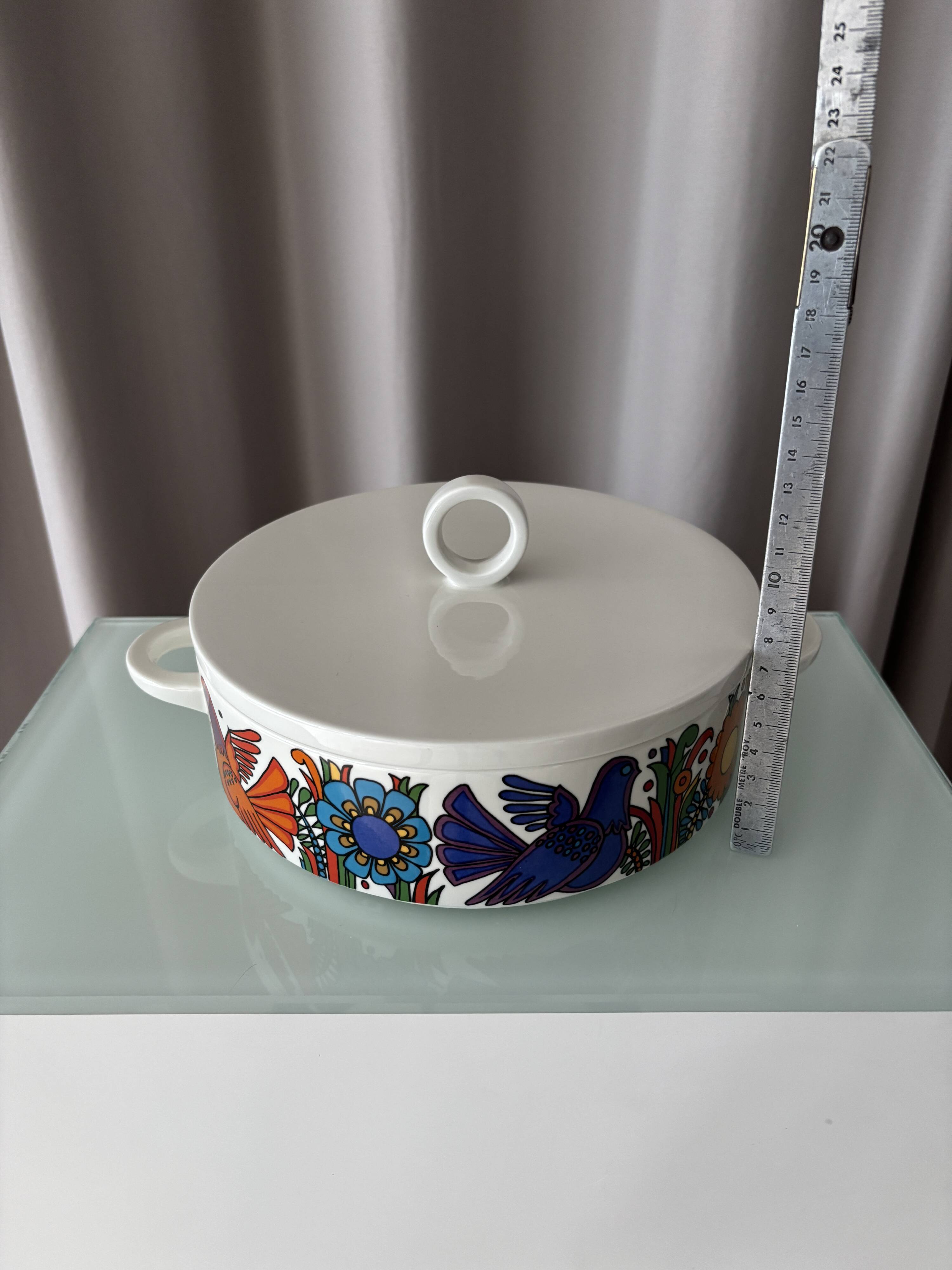 Vintage Villeroy & Boch Acapulco Covered Serving Dish