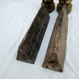Pair of Louis Philippe period bronze channels