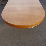 Vintage oval oak table