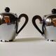 Vintage coffee and tea service by Alessi, 1940s, set of 5