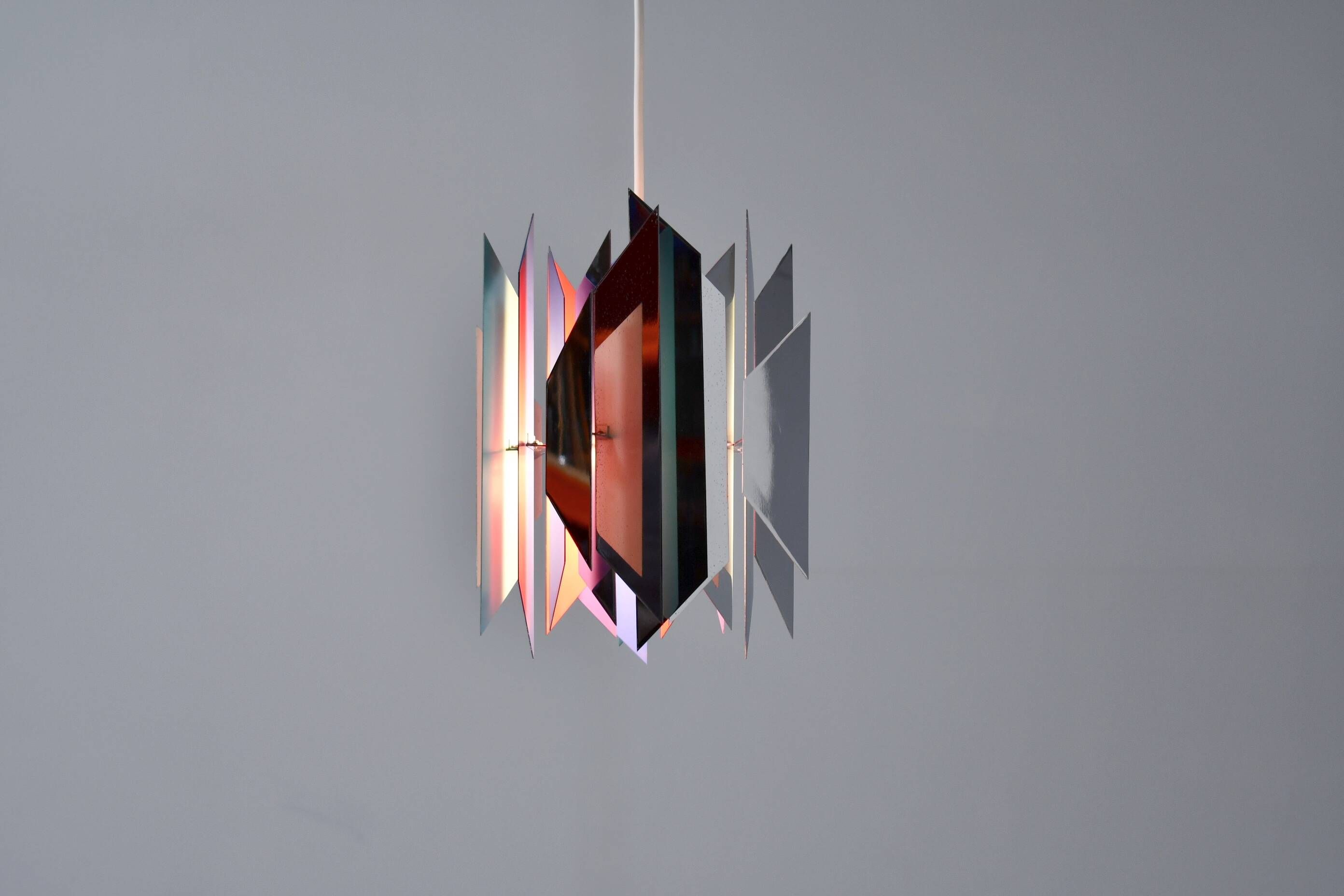Tivoli Pendant Lamp by Simon Henningsen for Lyfa. Denmark 1962 (blk)