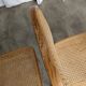 Set of 3 Vintage Wooden Dining Chairs with Cane Seat - Mid-Century Yugoslav