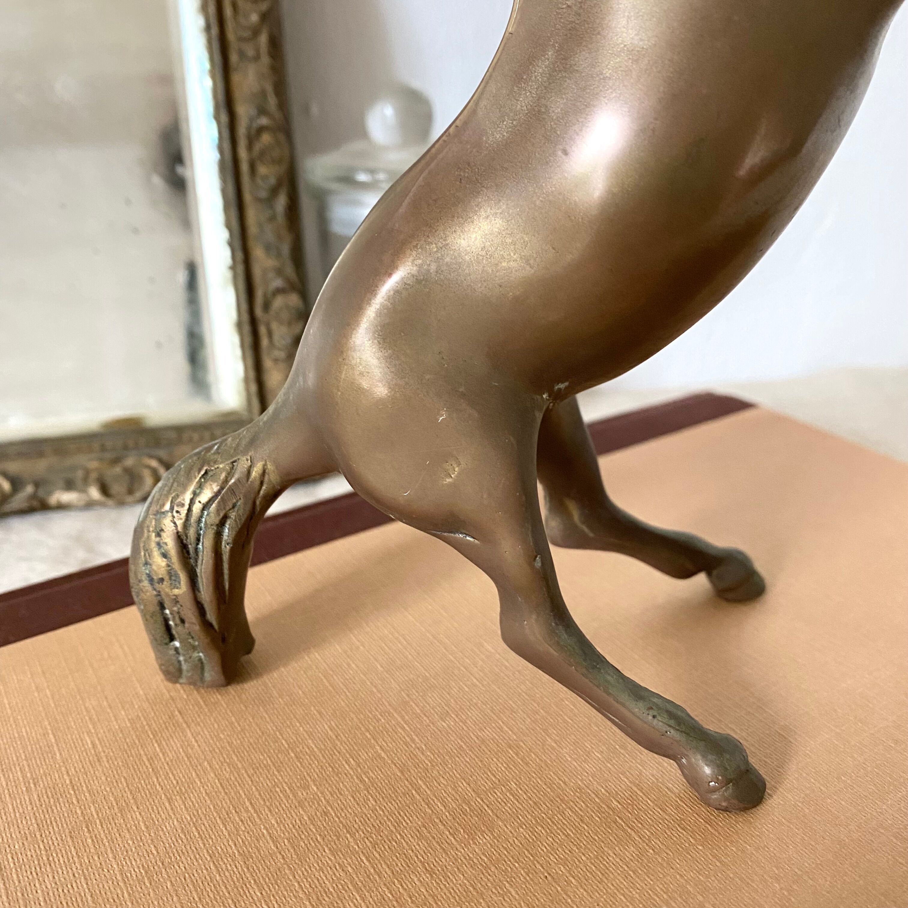 Brass horse
