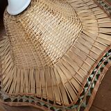 Braided wicker suspension