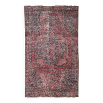 Vintage Turkish Oushak rug 124x201 cm