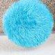 Tabouret moumoute bleue