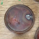 Wood and agate coasters