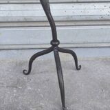 Wrought iron candle holder