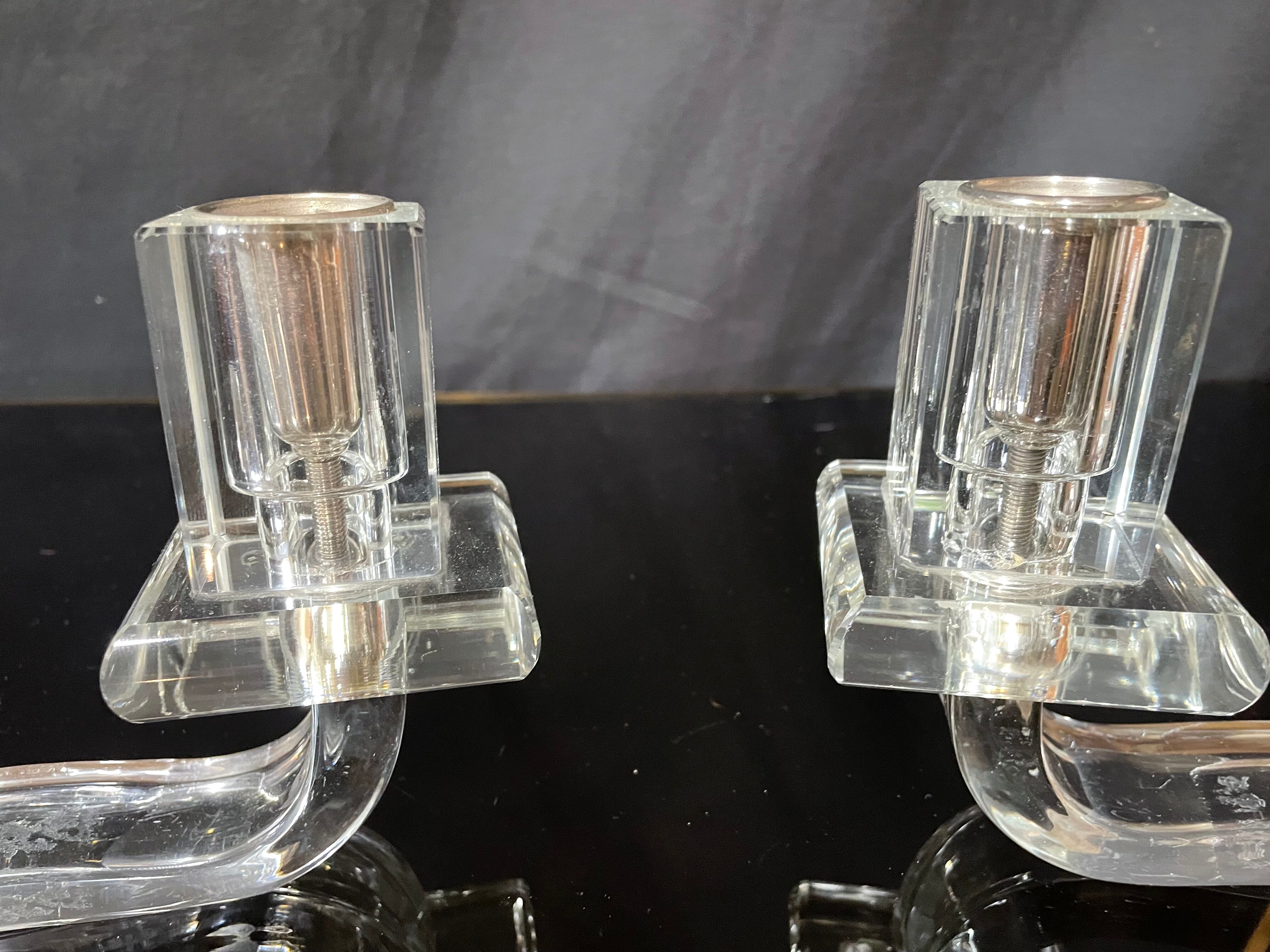 Pair of candle holders year 1970