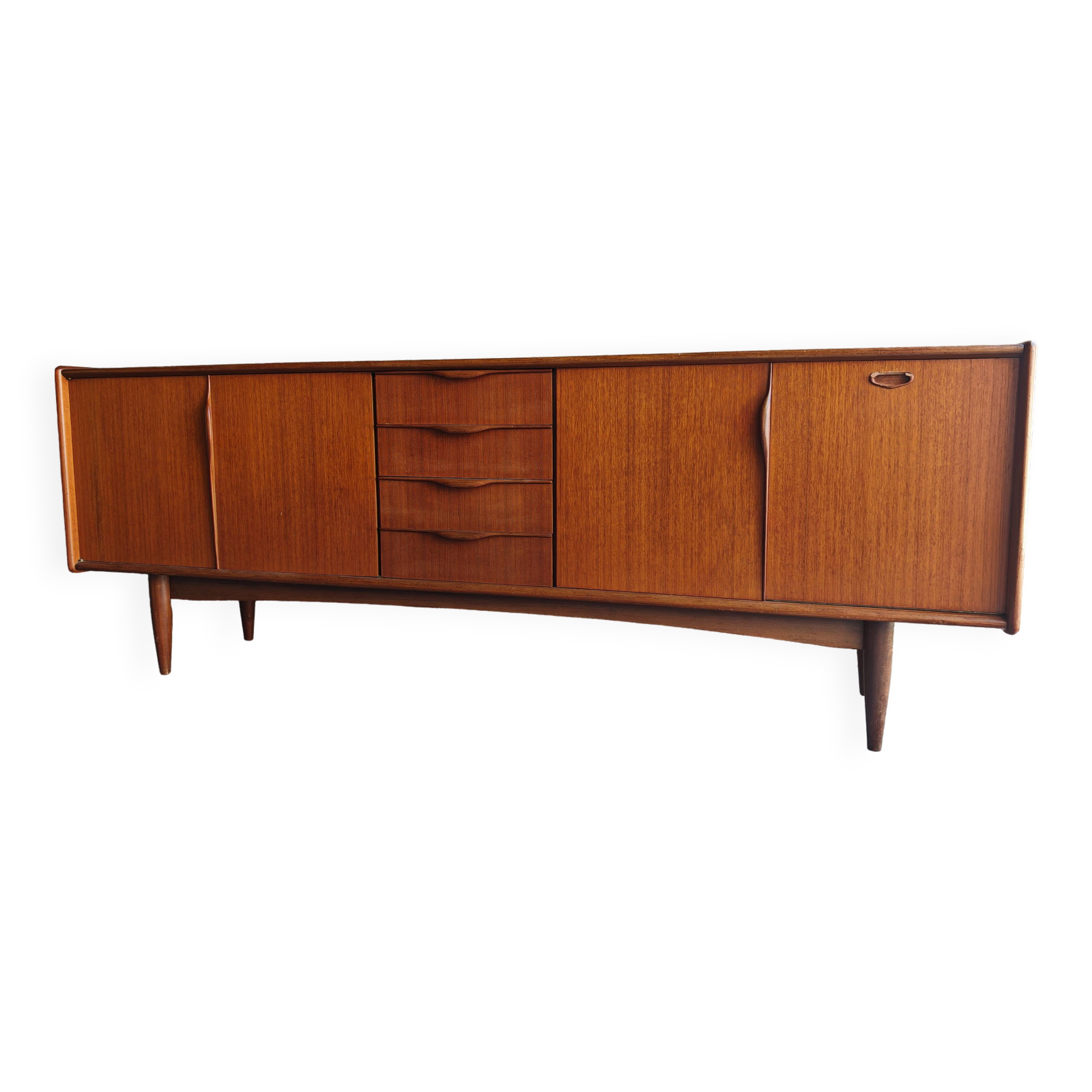 Teak sideboard by Johannes Andersen for Roche Bobois, 1960s