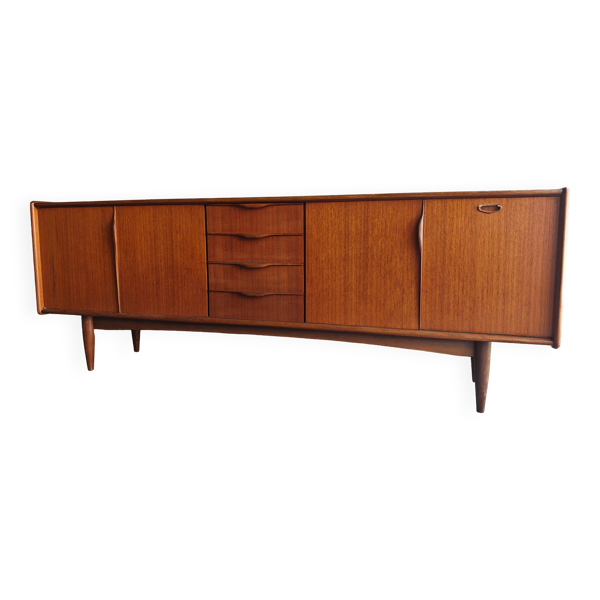 Enfilade en teck de Johannes Andersen pour Roche Bobois, 1960s