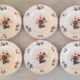 Hollow plates in earthenware Sarreguemines Model "Agreste" Vintage