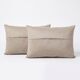 Lot de 2 housses de coussin kilim vintage 41x61 cm