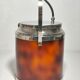 Acrylic and metal ice bucket. Spain, 1970s.