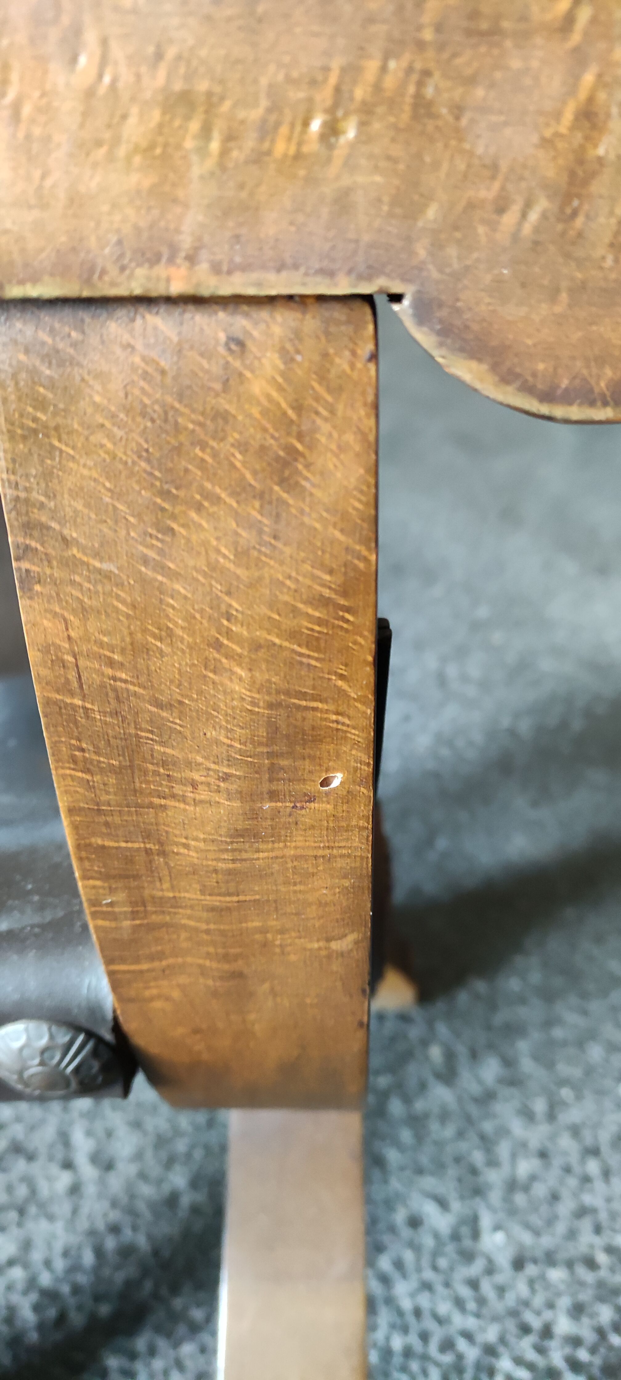 Armchair called Dagobert in wood and leather