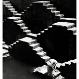 Stepwell. photography in Rajasthan 1960s