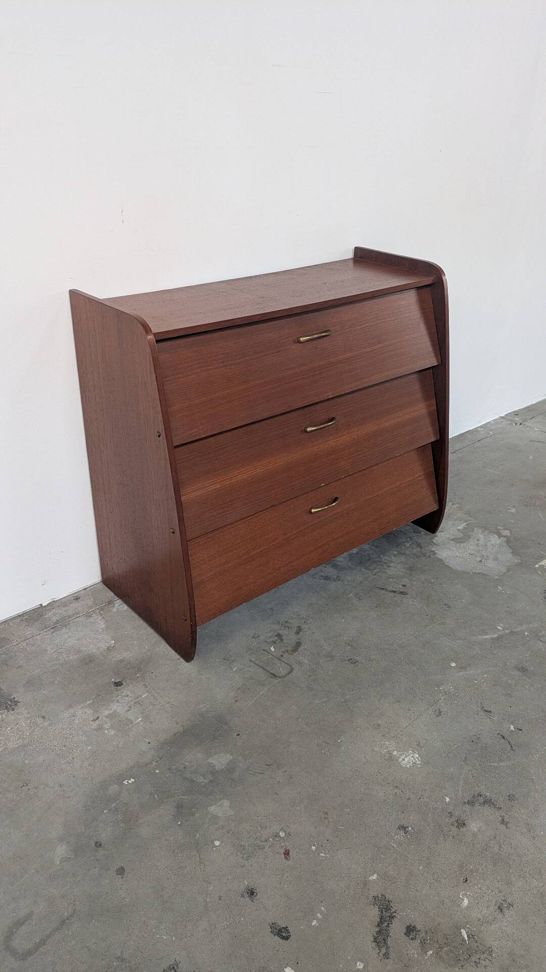 Vintage Scandinavian design shoe cabinet
