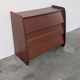 Vintage Scandinavian design shoe cabinet