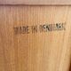 Bibliothèque rétro vintage danoise par Ølholm Møbelfabrik en teck des années 1960