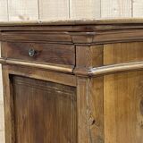 Table de nuit en bois fruitier fin XIXème