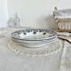 4 vintage soup plates iron earth Saint-Amand - Jane model