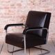 Bauhaus Leather Armchairs from Hynek Gottwald, Czech, 1930s, Set of 2