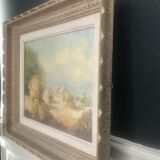 Oil on old canvas André Franchet