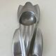 Antique Art Deco Mercedes aluminum car ashtray?