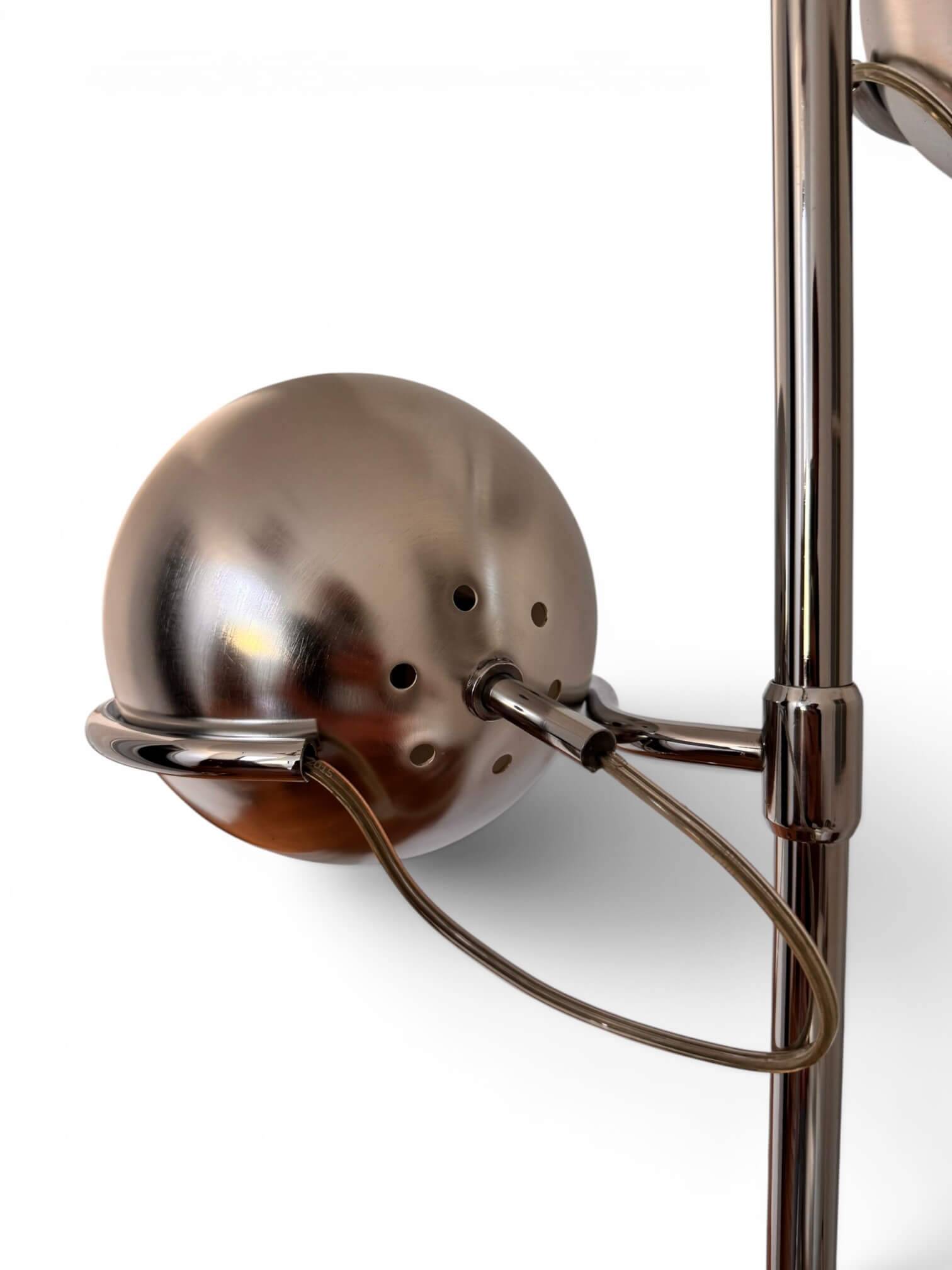 70's Monix floor lamp with 3 globes