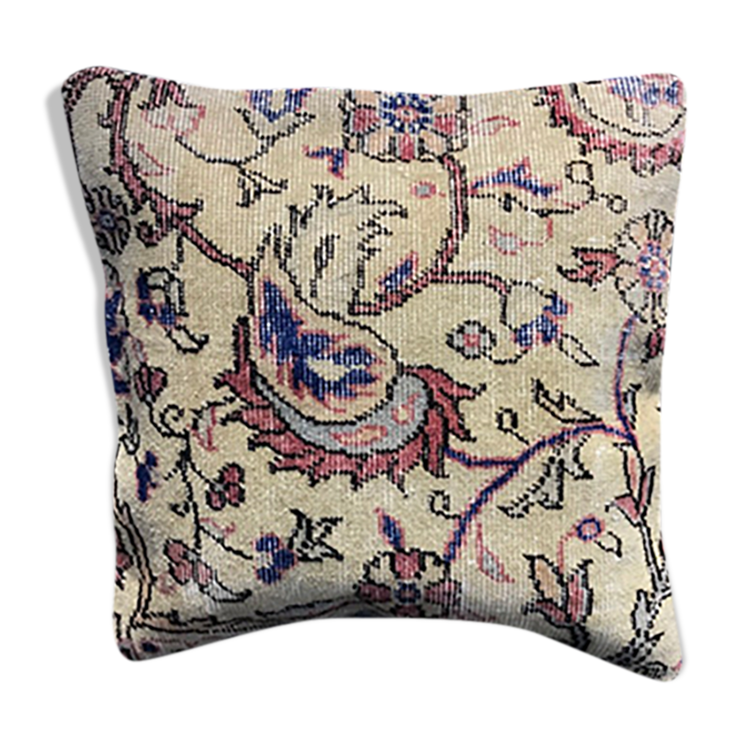 Vintage faded rug pillow case 50x50 cm