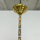 Red Jugendstil pendant lamp