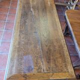 Antique oak farmhouse table