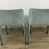 Pair of chairs Artemide "Selene" Vico Magistretti, 1960
