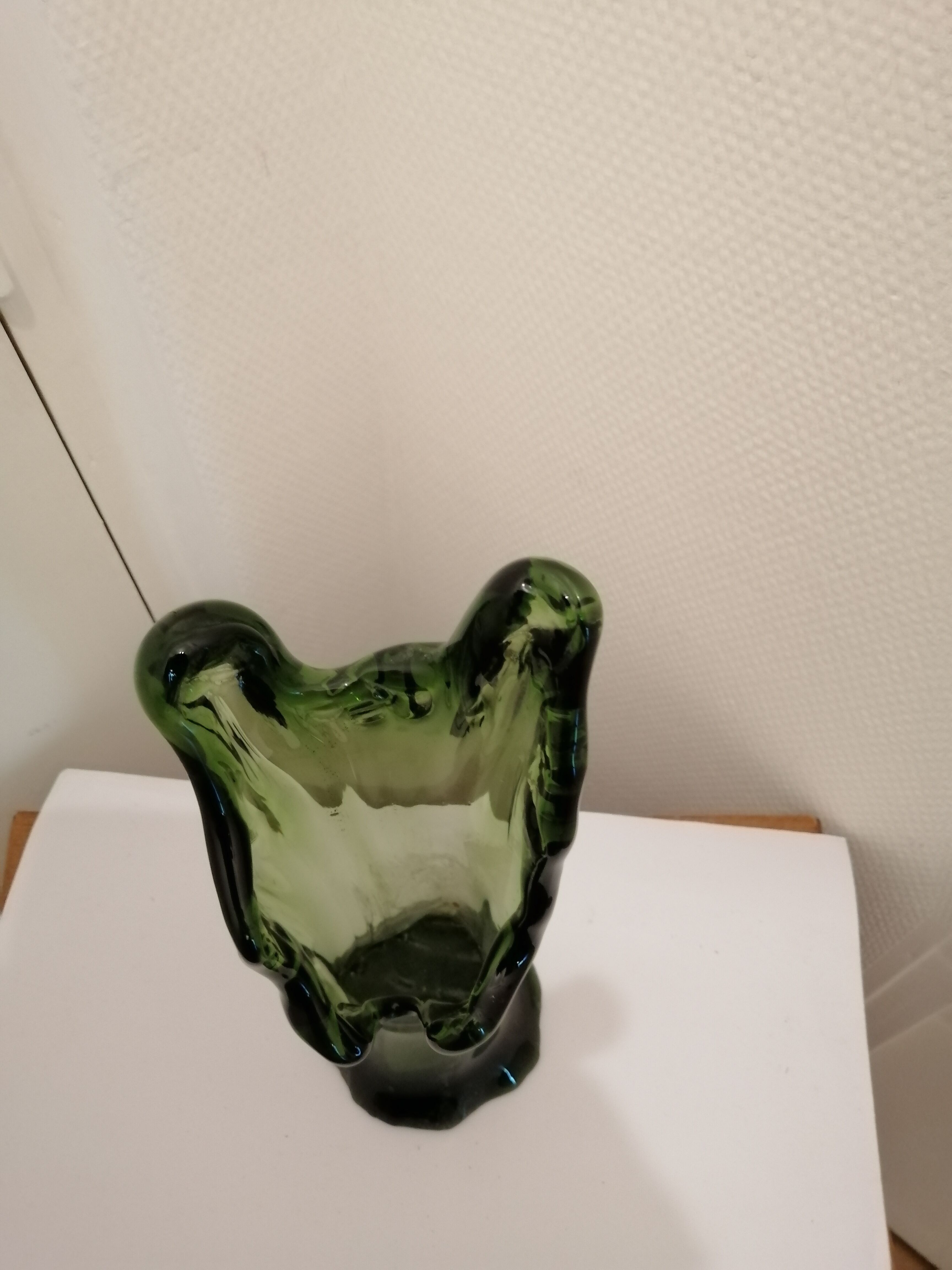 Blown glass vase