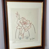 Lithograph by Jean Cocteau