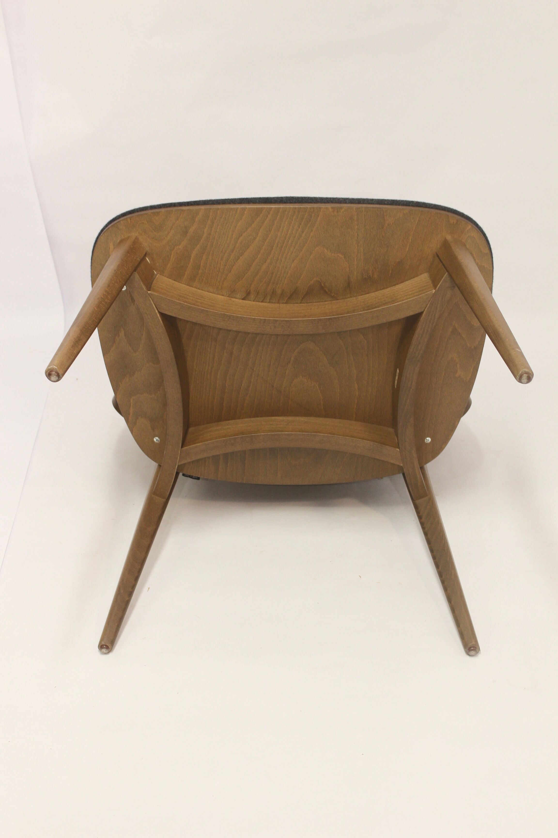 Beech wood armchair in perfect condition creation Emilio Nanni.