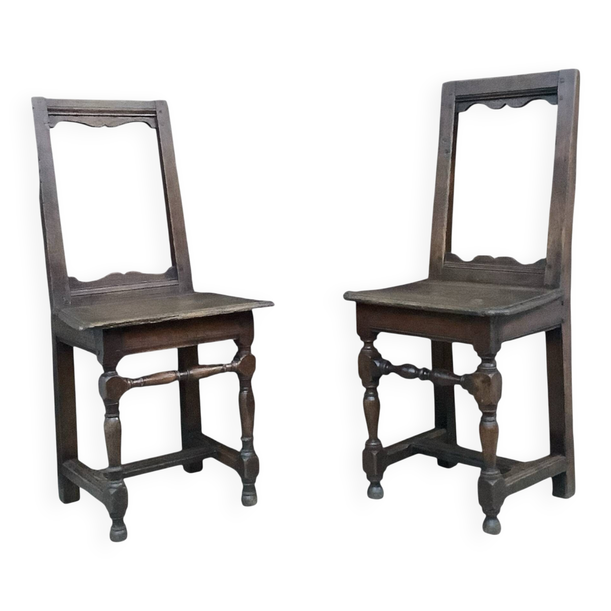 Authentic, pair of Lorraine chairs.