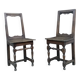 Authentic, pair of Lorraine chairs.