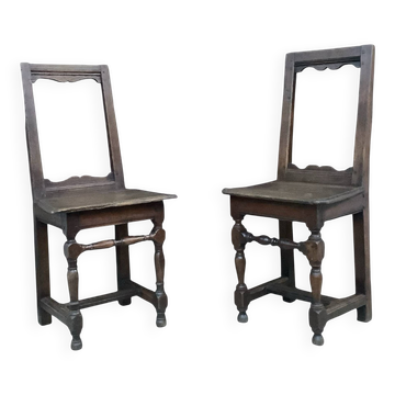 Authentic, pair of Lorraine chairs.