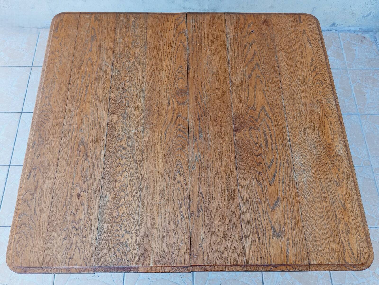 Vintage style Art Nouveau oak table