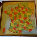 Puzzle game of the French departments