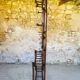 Vintage bamboo entrance hall with mirror circa 1920's