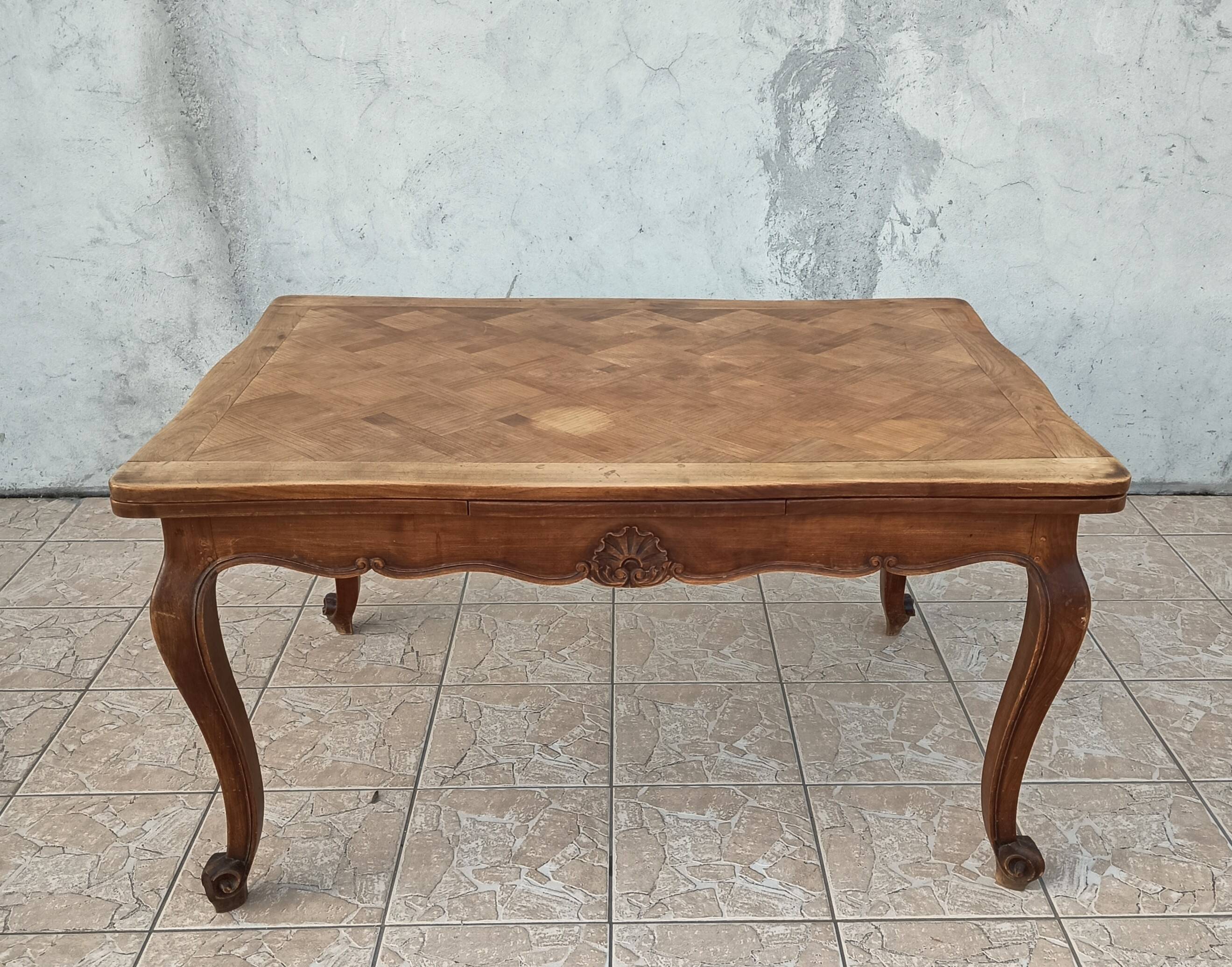 Louis XV style beech table