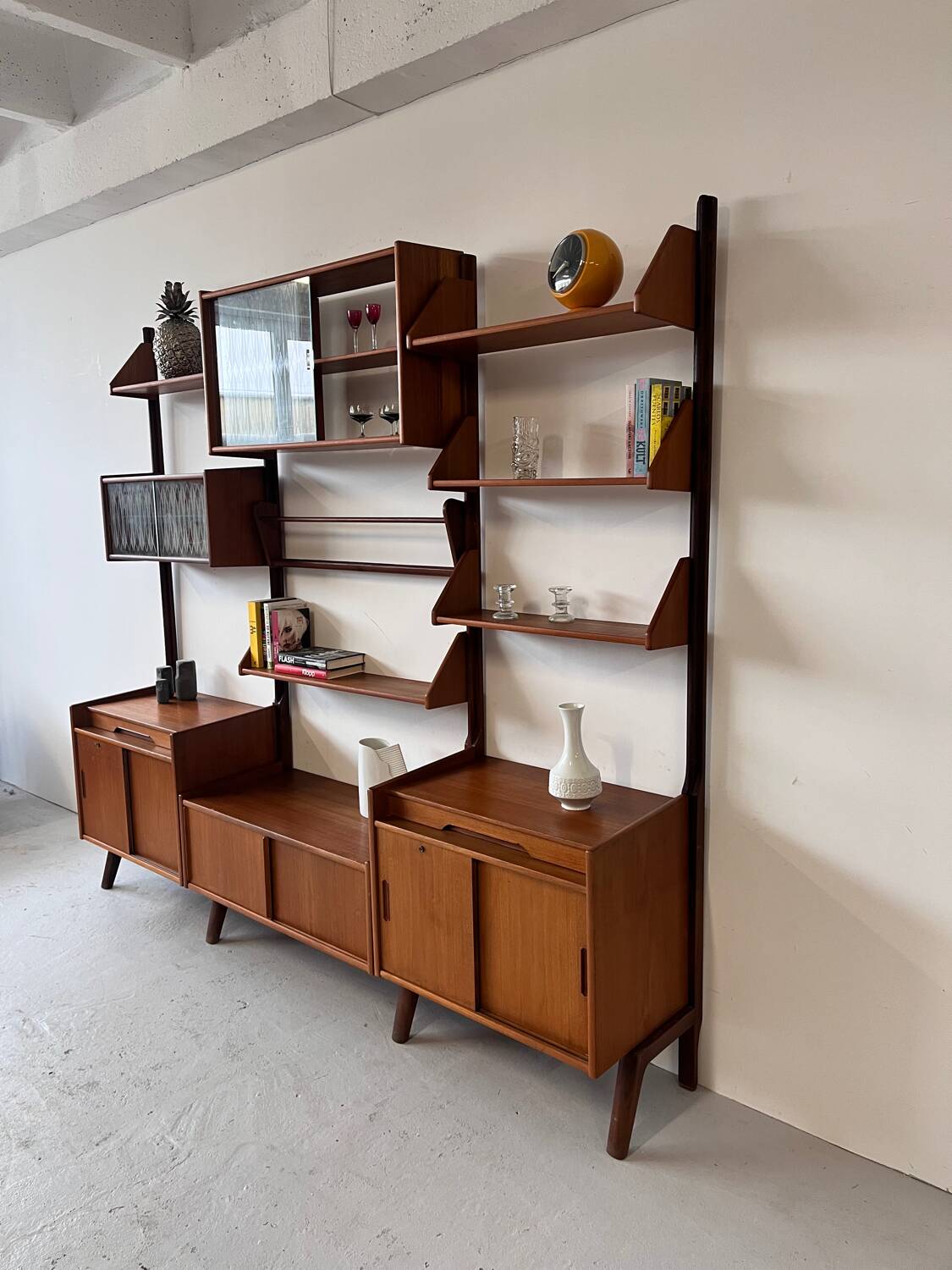 Teak Bookcase by Aandal Møbler, 1960’s Norway
