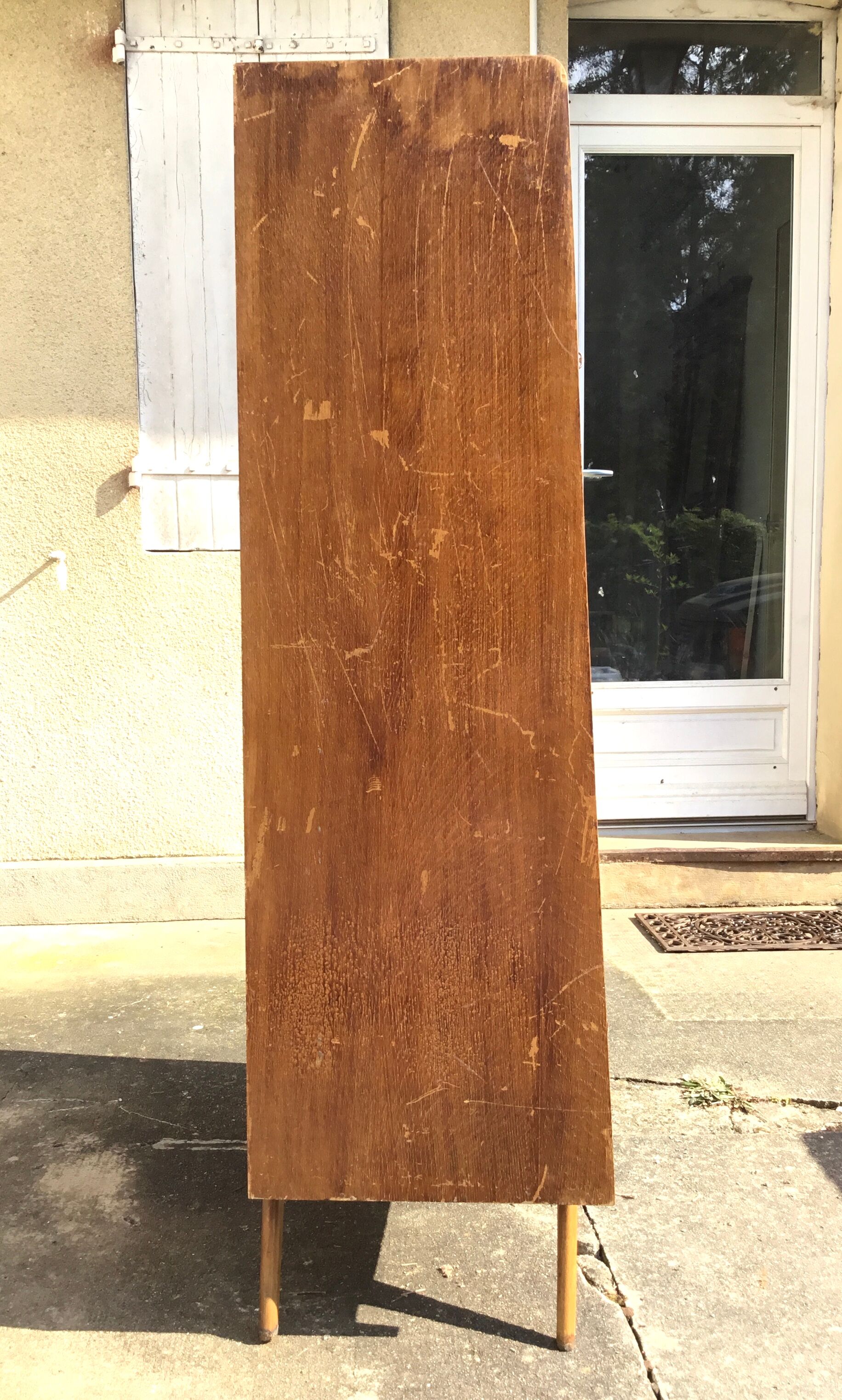 Secretary wood and rattan 1960