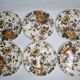 Set of 6 flat plates Mason's (England) chantilly model, 22.5 cm